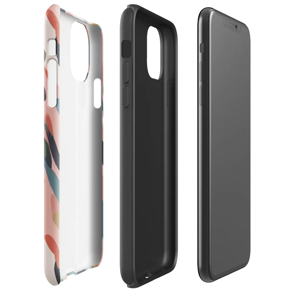 Blush Current on Tough Case for iPhone® — Right