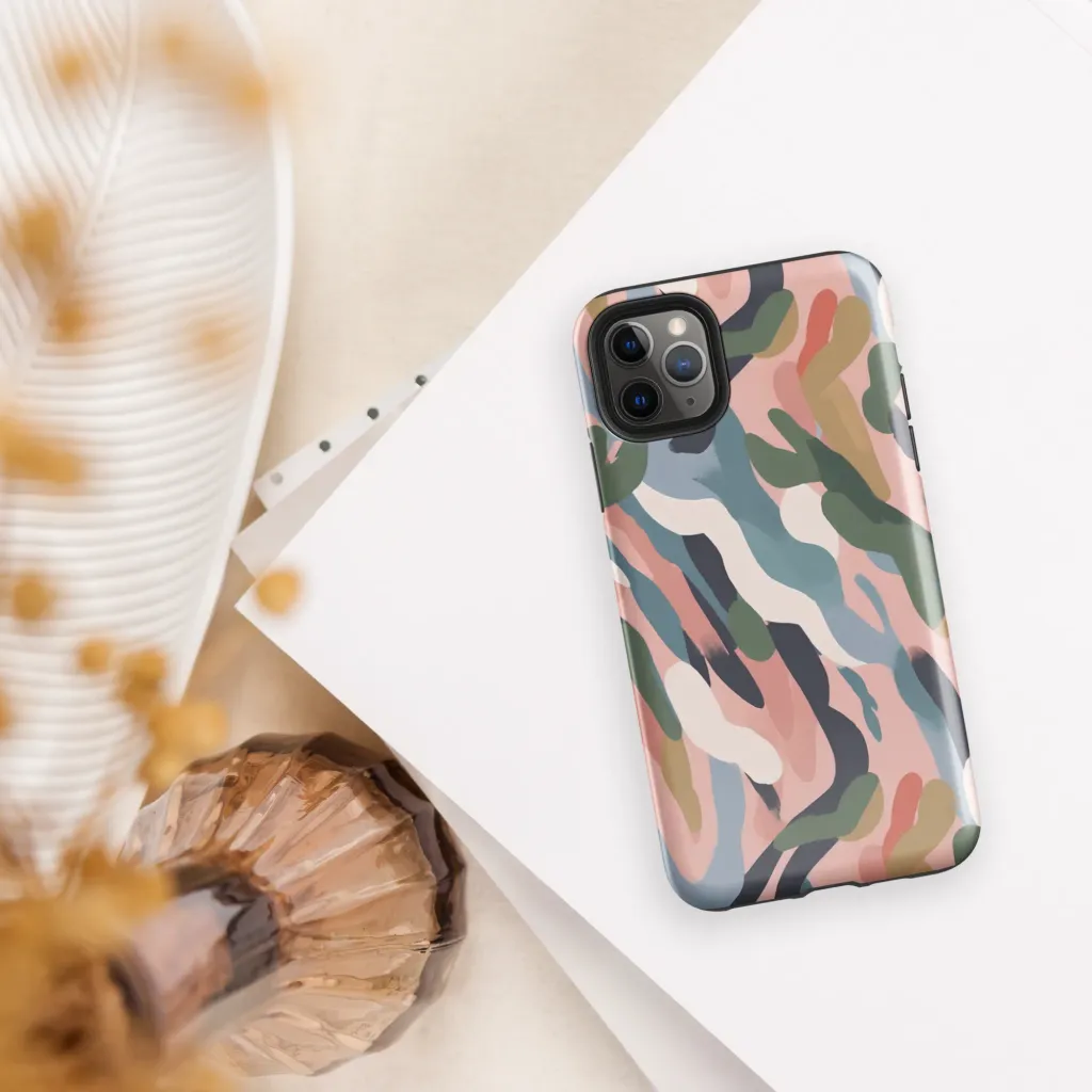 Blush Current on Tough Case for iPhone® — Front