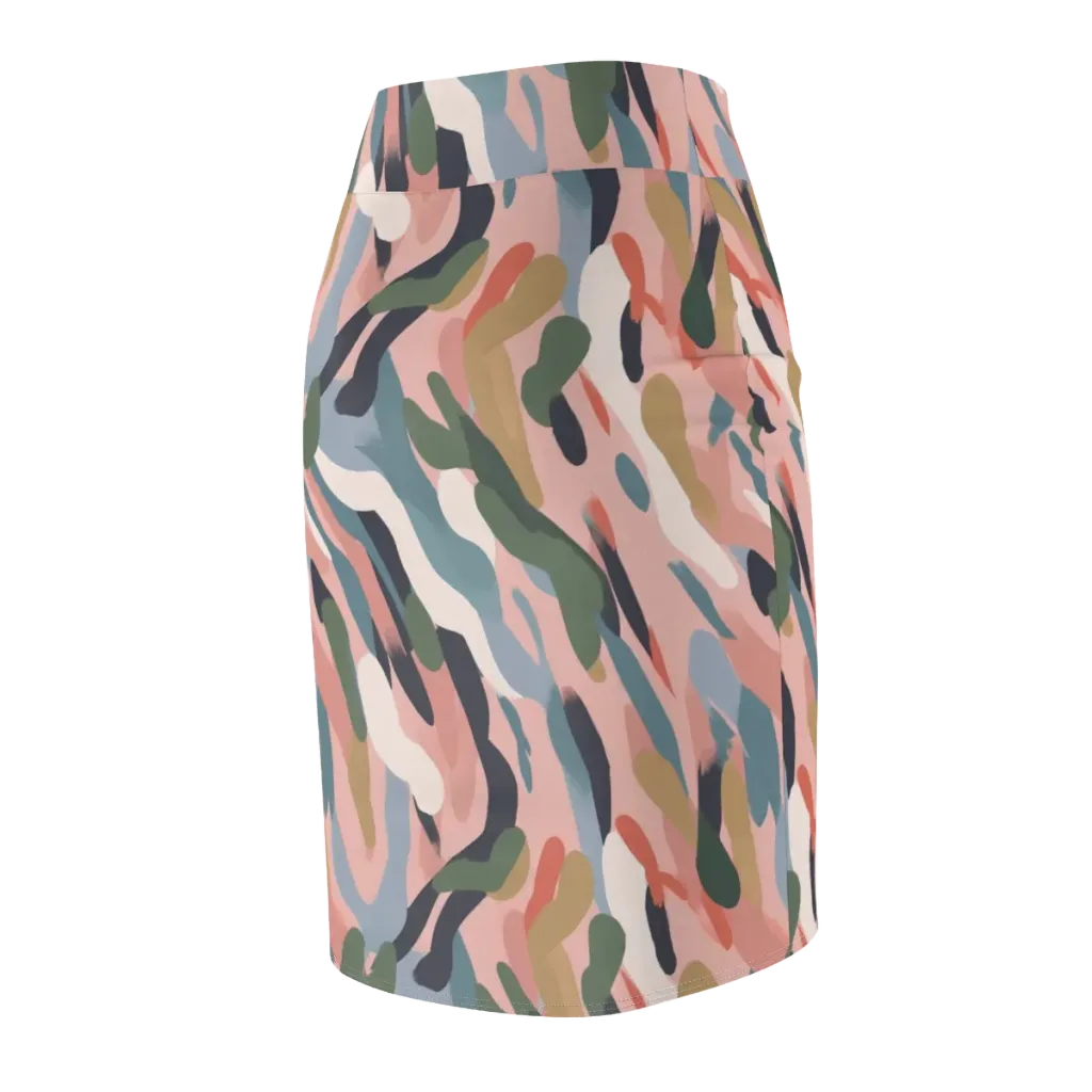 Blush Current on Pencil Skirt — Back Side