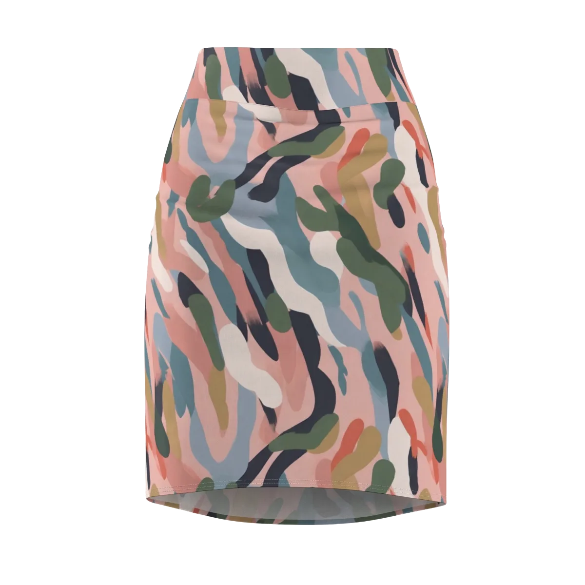 Blush Current on Pencil Skirt — Front