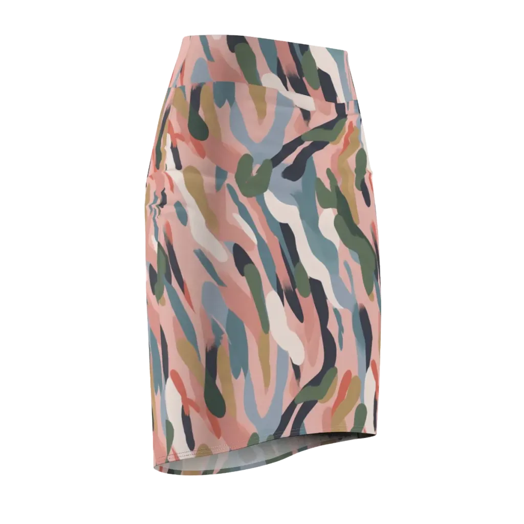Blush Current on Pencil Skirt — Front Side