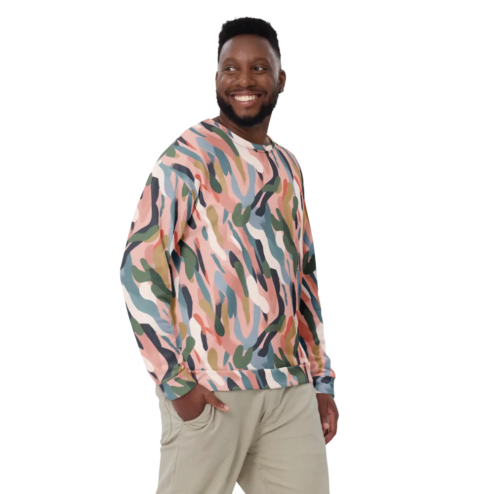 Blush Current on Sweatshirt — Front
