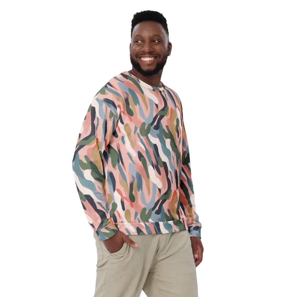 Blush Current on Sweatshirt — Front