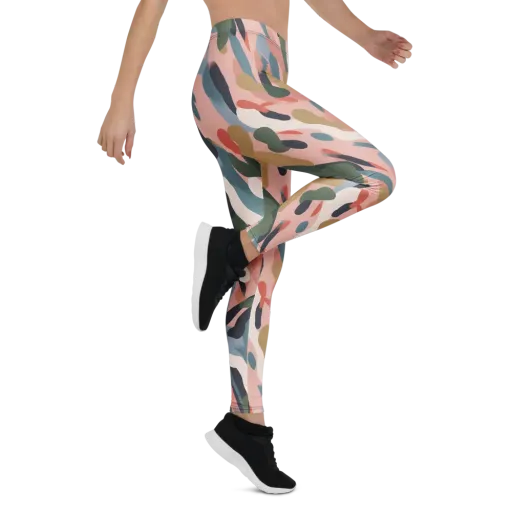Blush Current on a Leggings