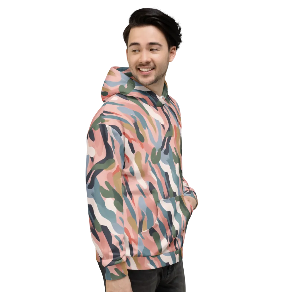 Blush Current on Hoodie — Right