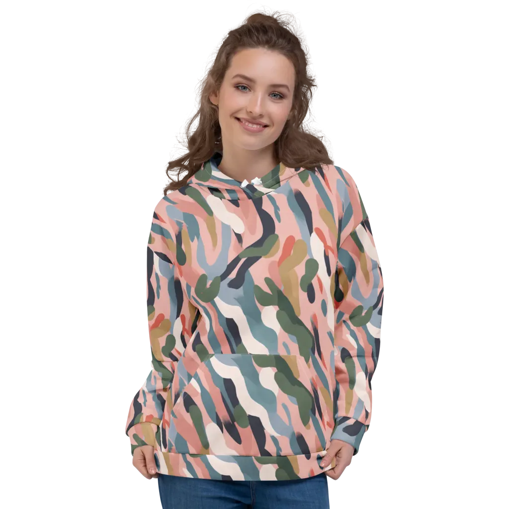 Blush Current on Hoodie — Front