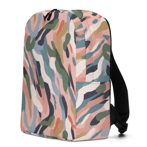 Blush Current on a Minimalist Backpack