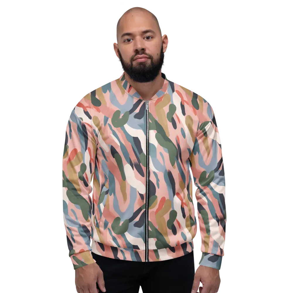 Blush Current on Bomber Jacket — Front