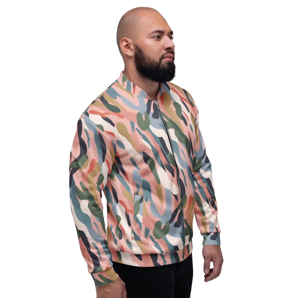 Blush Current on Bomber Jacket — Right