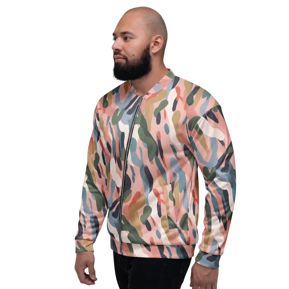 Blush Current on Bomber Jacket — Left