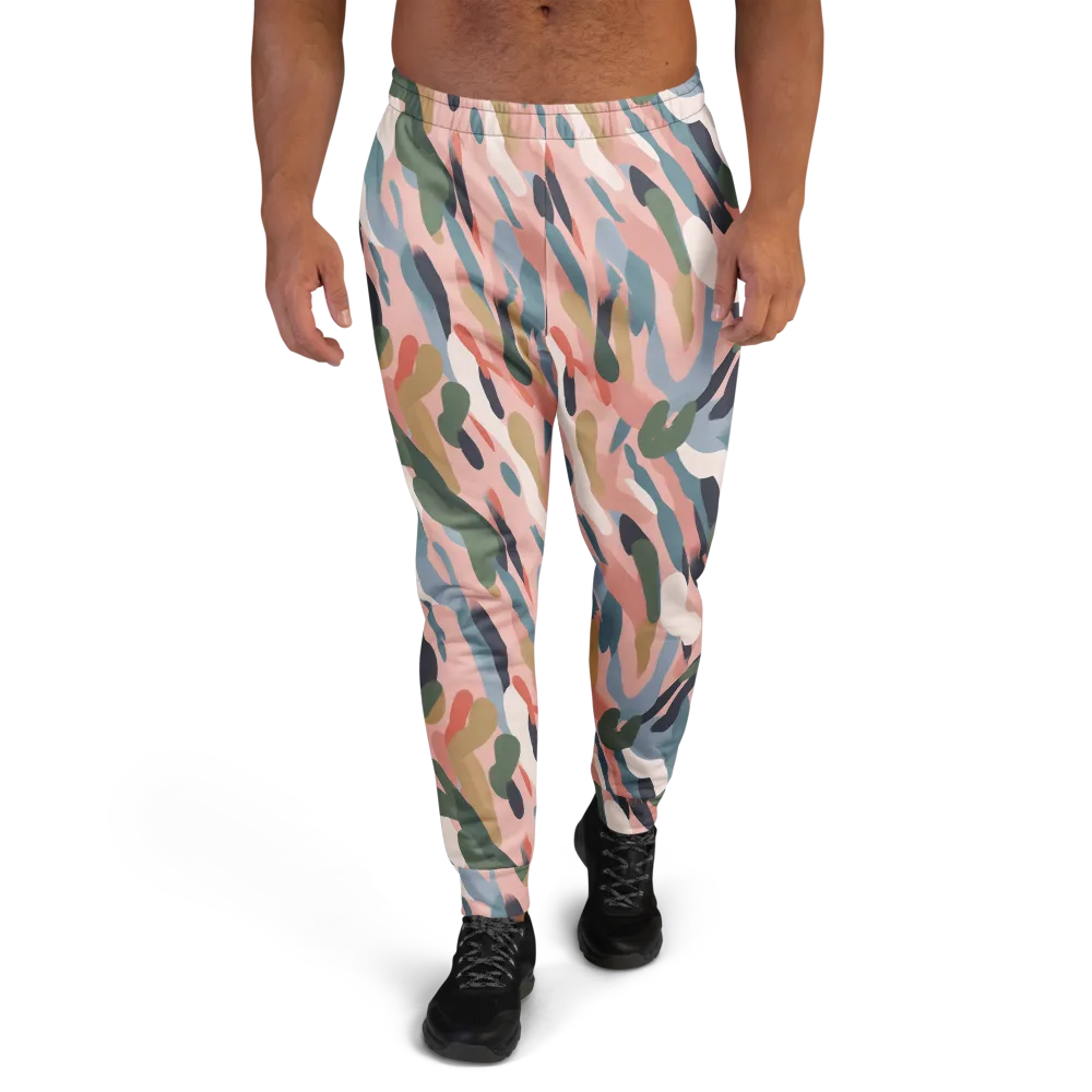 Blush Current on Men's Joggers — Front