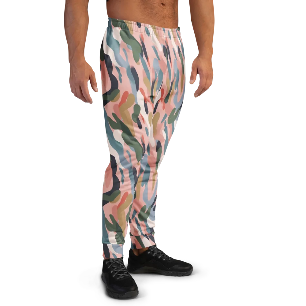 Blush Current on Men's Joggers — Right