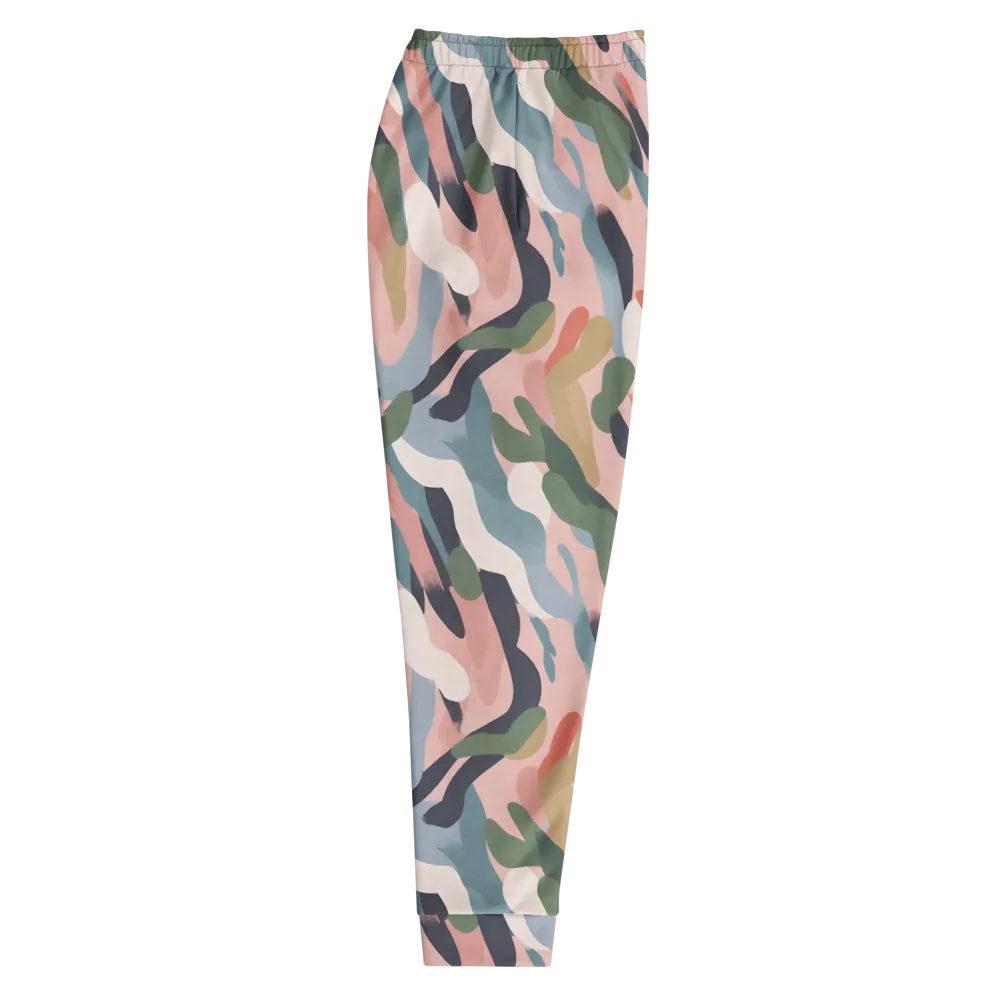 Blush Current on Men's Joggers — Right