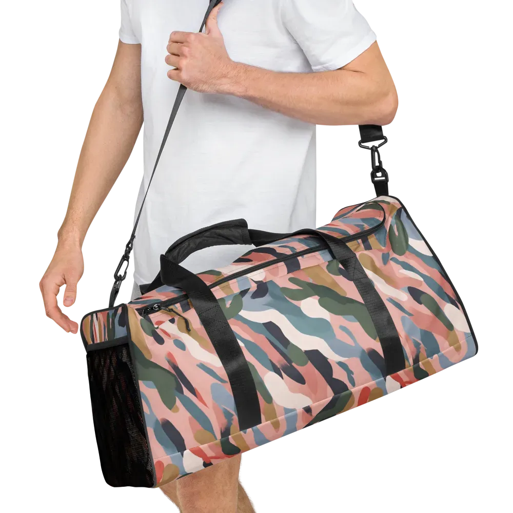 Blush Current on Duffle Bag — Right Front