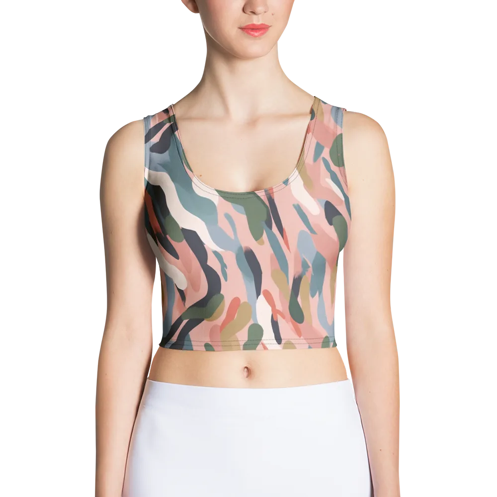 Blush Current on Crop Top — Front