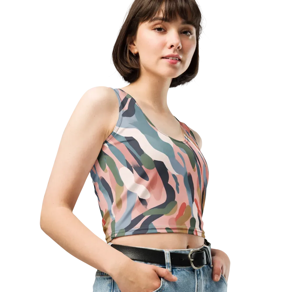 Blush Current on Crop Top — Right Front