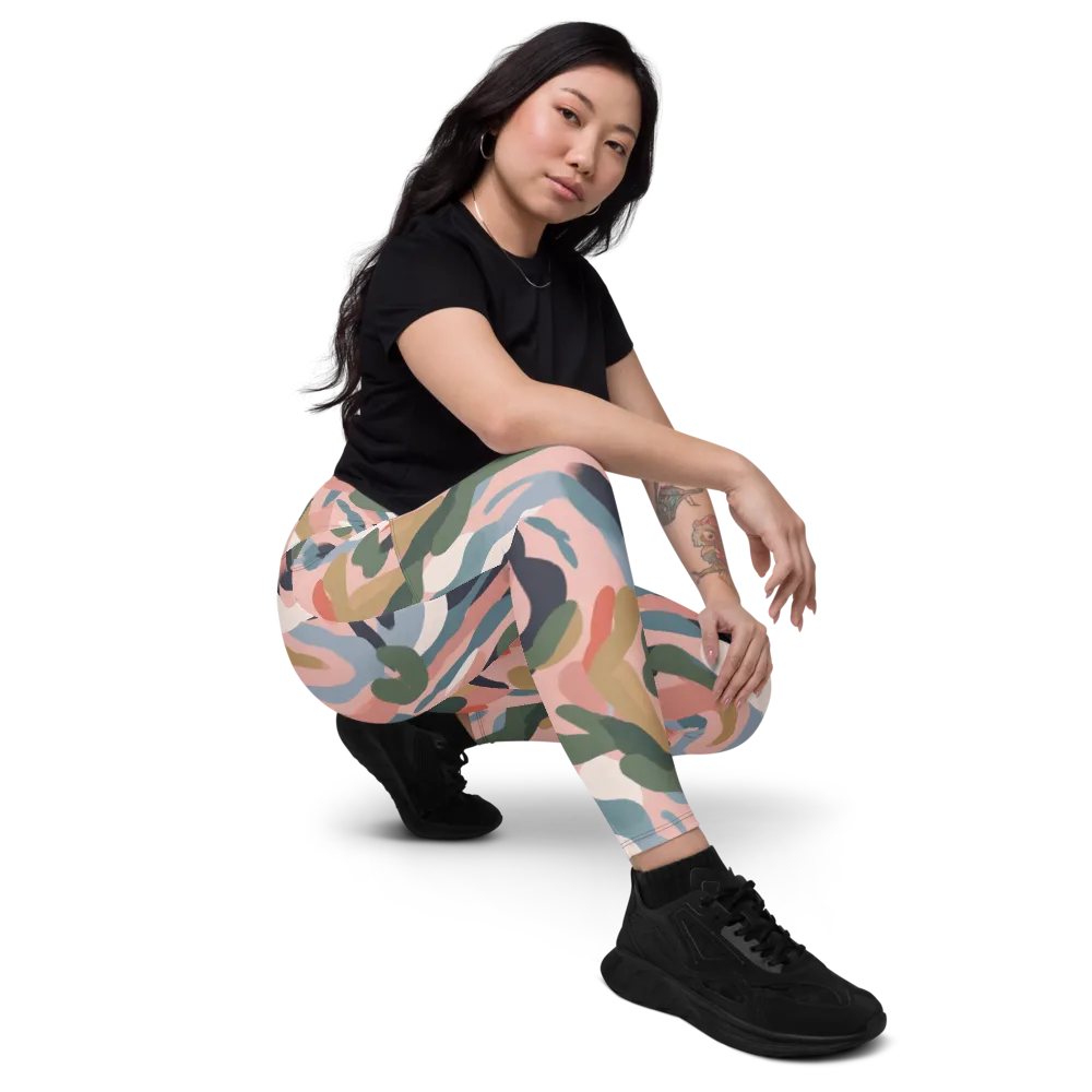 Blush Current on Leggings with Pockets — Right Front