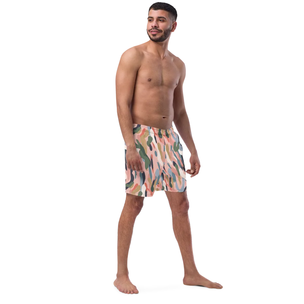 Blush Current on Swim Trunks — Right Front