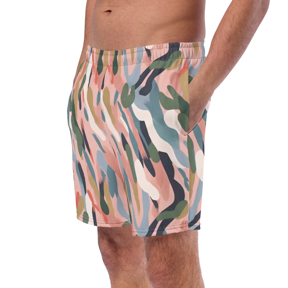 Blush Current on Swim Trunks — Left Front