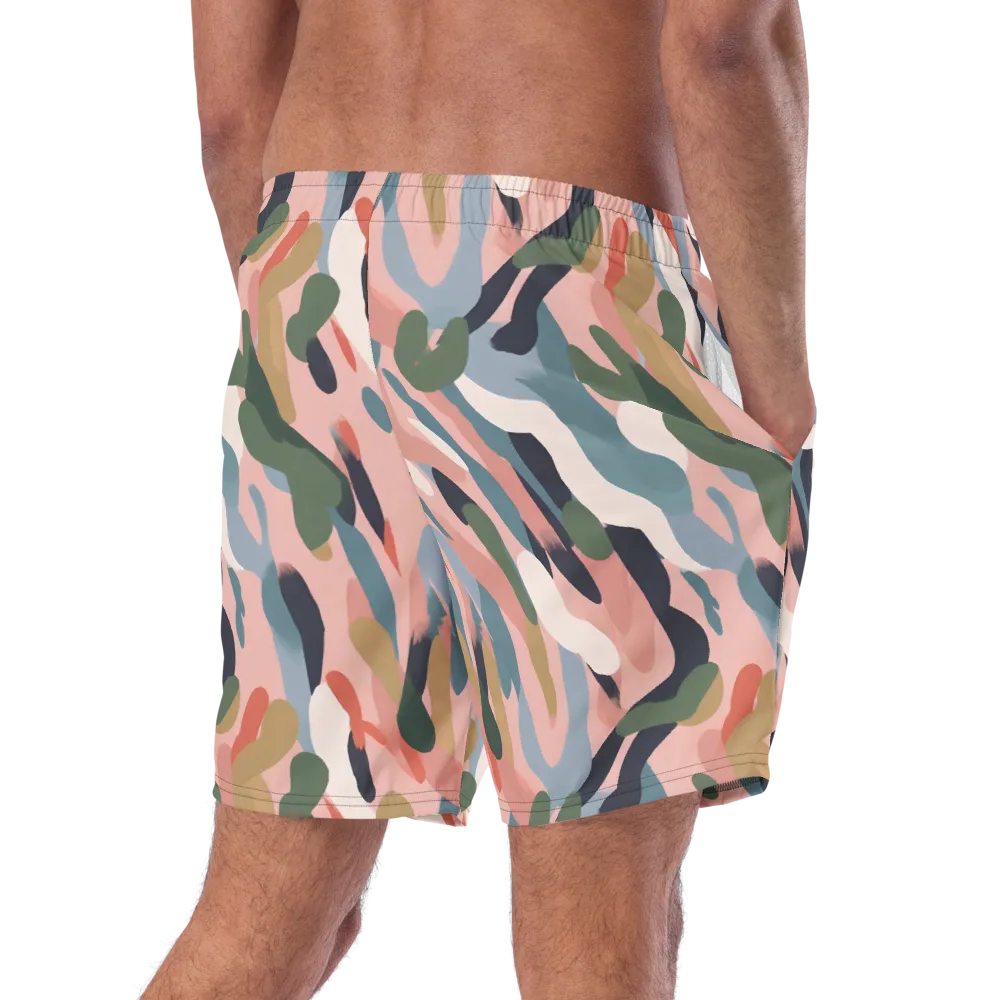 Blush Current on Swim Trunks — Right Back