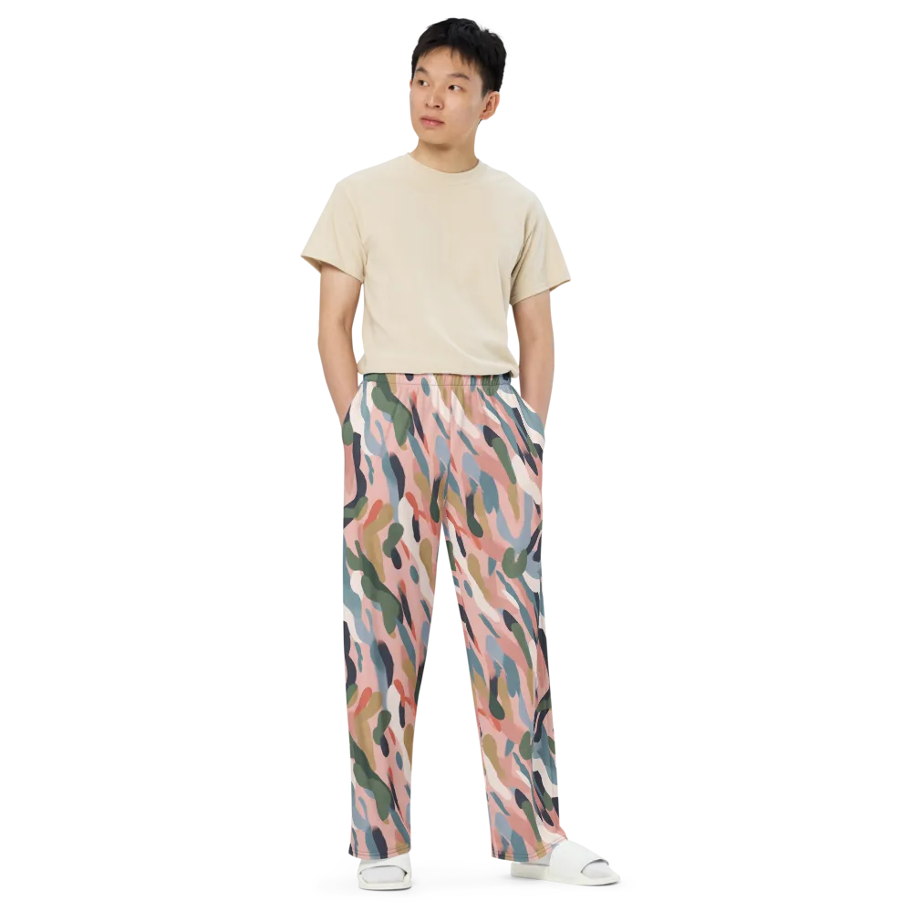 Blush Current on Wide-Leg Pants — Front
