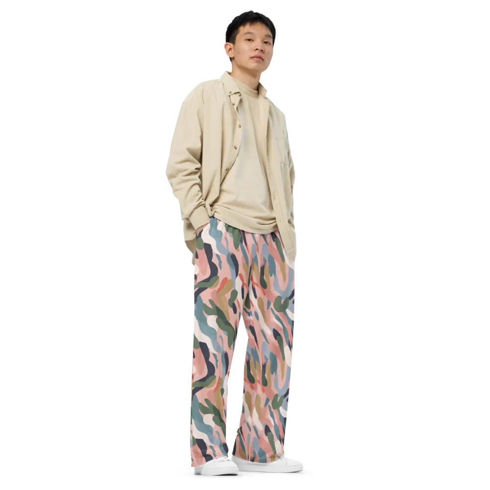Blush Current on Wide-Leg Pants — Right Front