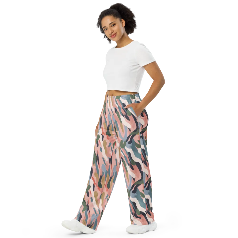 Blush Current on Wide-Leg Pants — Left Front