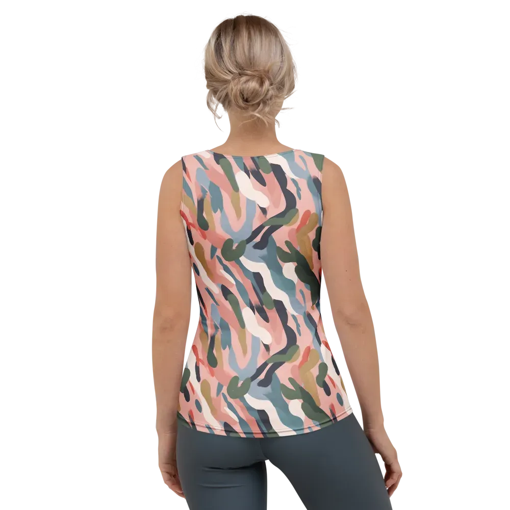 Blush Current on Women's Tank Top — Back