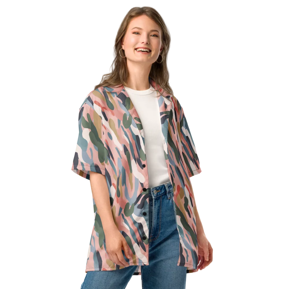 Blush Current on Button Shirt — Front