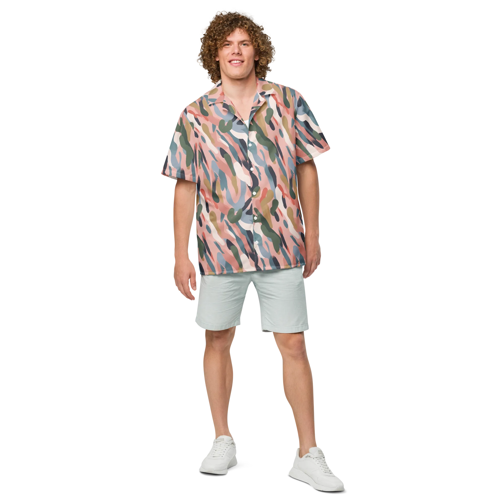 Blush Current on Button Shirt — Front