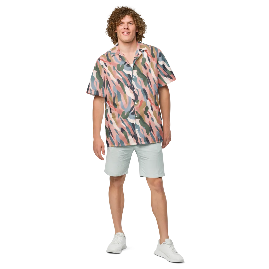 Blush Current on Button Shirt — Front