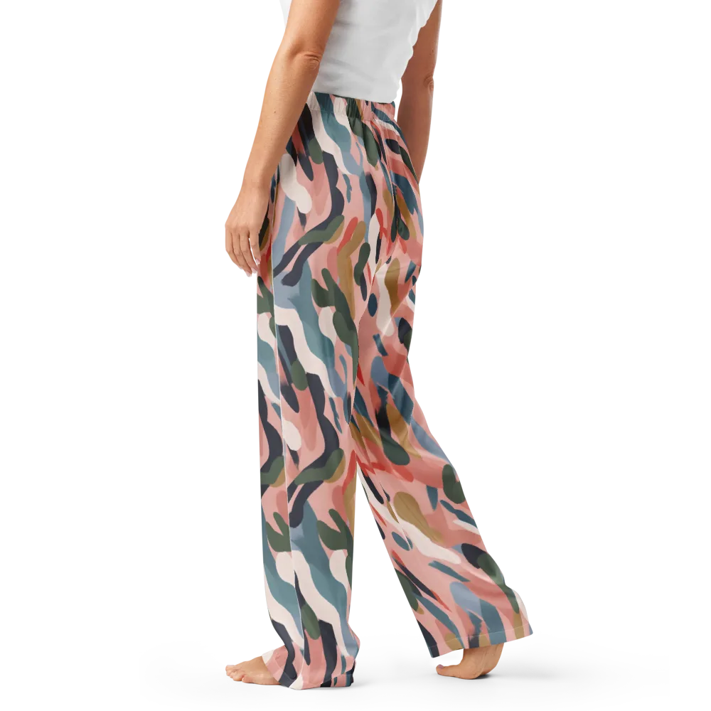 Blush Current on Women's Pajama Pants — Left