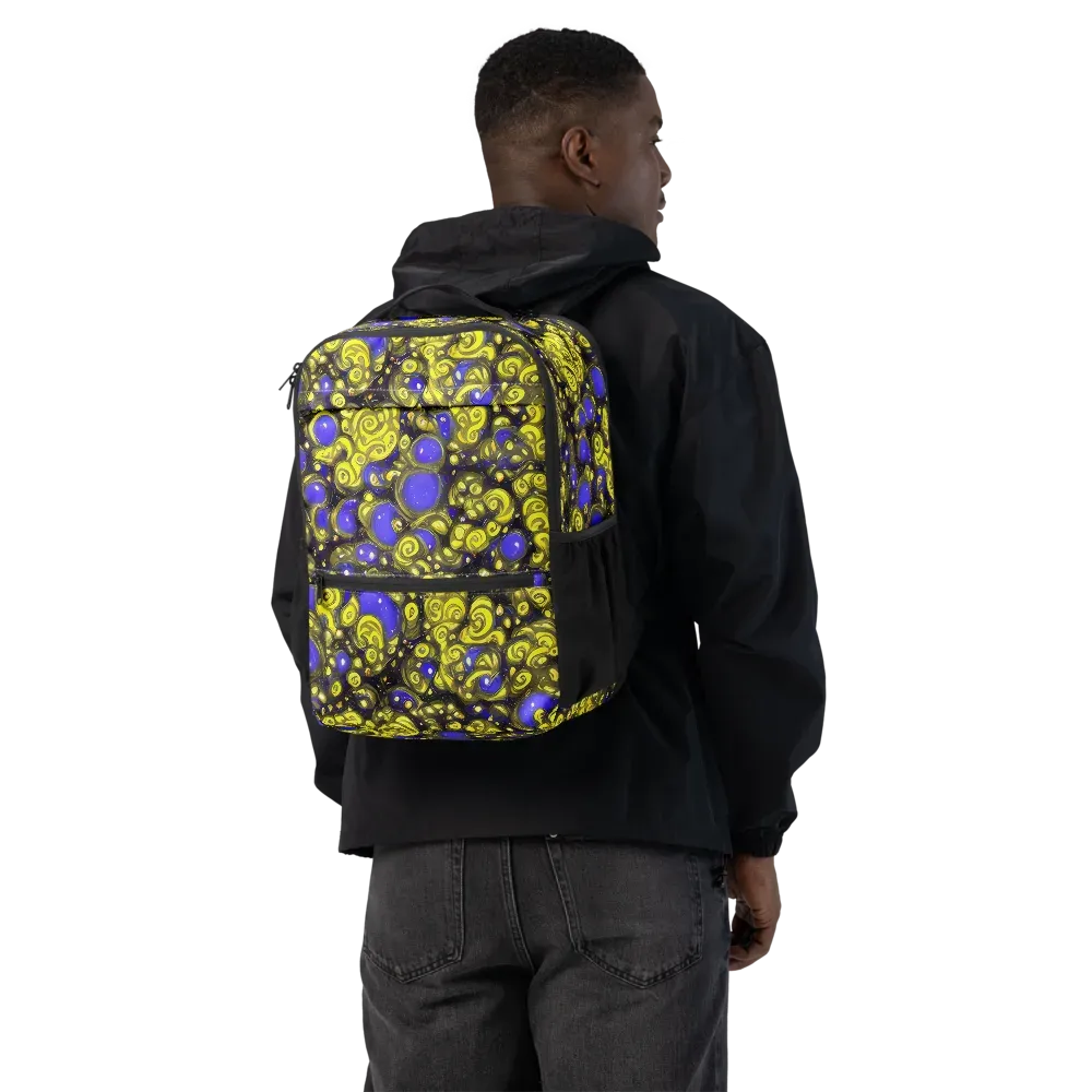 Electric Citrine on Utility Backpack — Back