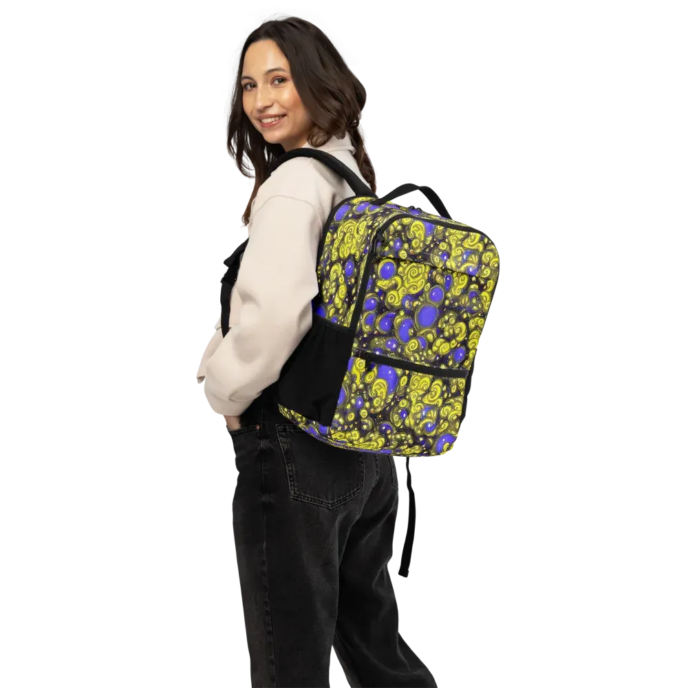 Electric Citrine on Utility Backpack — Back