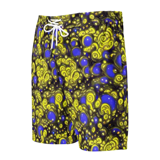 Electric Citrine on a Men's Board Shorts