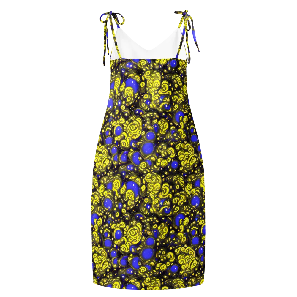Electric Citrine on Slip Dress — Back