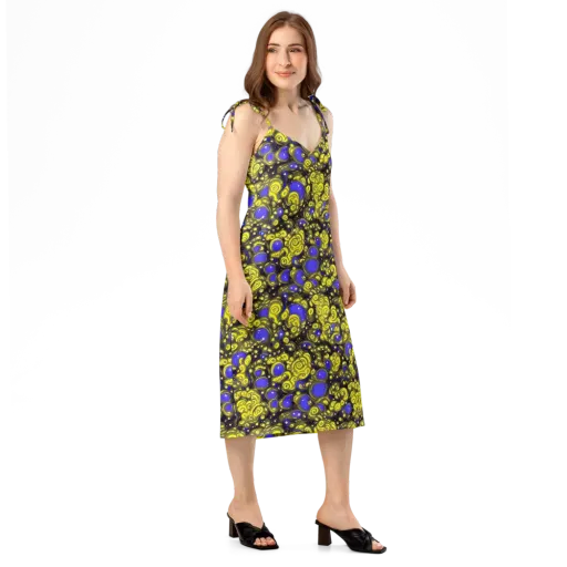 Electric Citrine on a Slip Dress