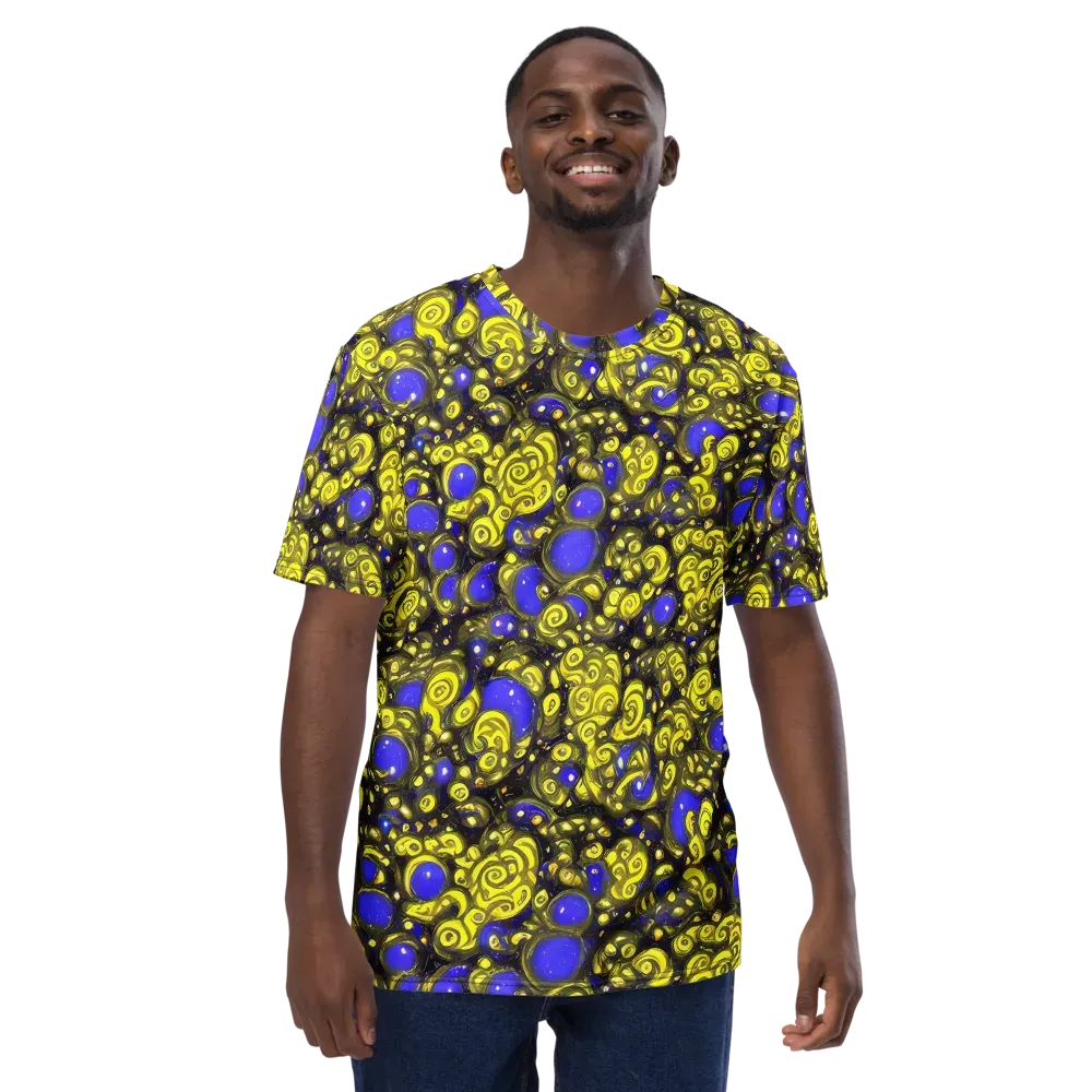 Electric Citrine on Men's Crew Neck T-Shirt — Front