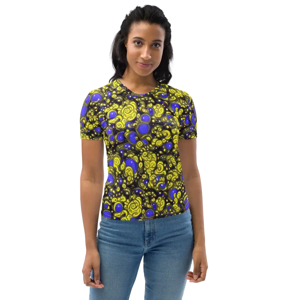 Electric Citrine on Women's Crew Neck T-Shirt — Front