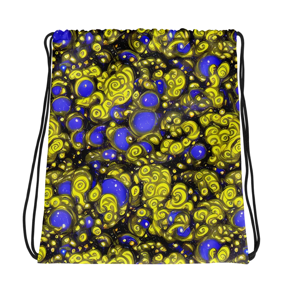 Electric Citrine on Drawstring Bag — Photo