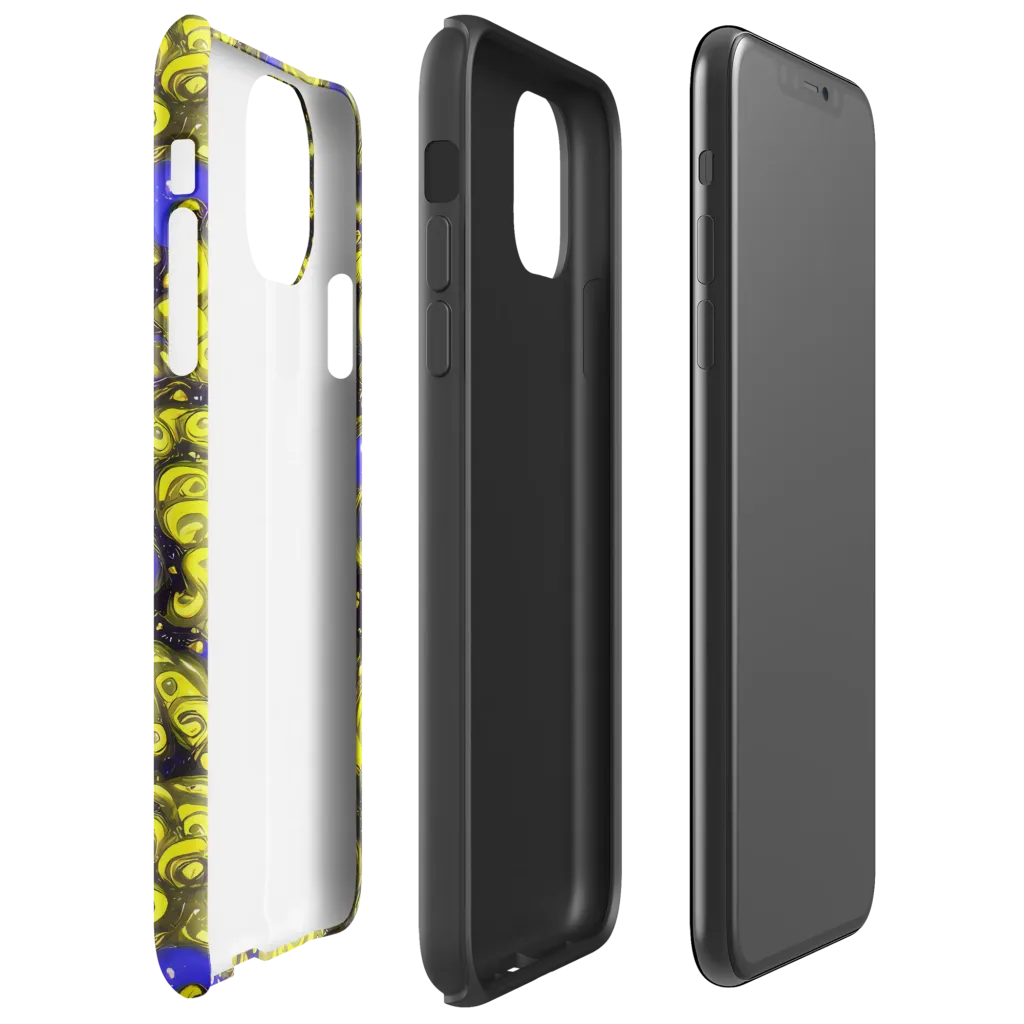 Electric Citrine on Tough Case for iPhone® — Right
