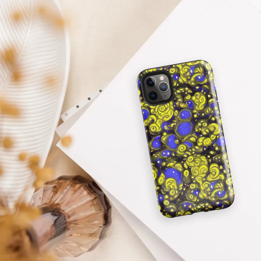 Electric Citrine on Tough Case for iPhone® — Front