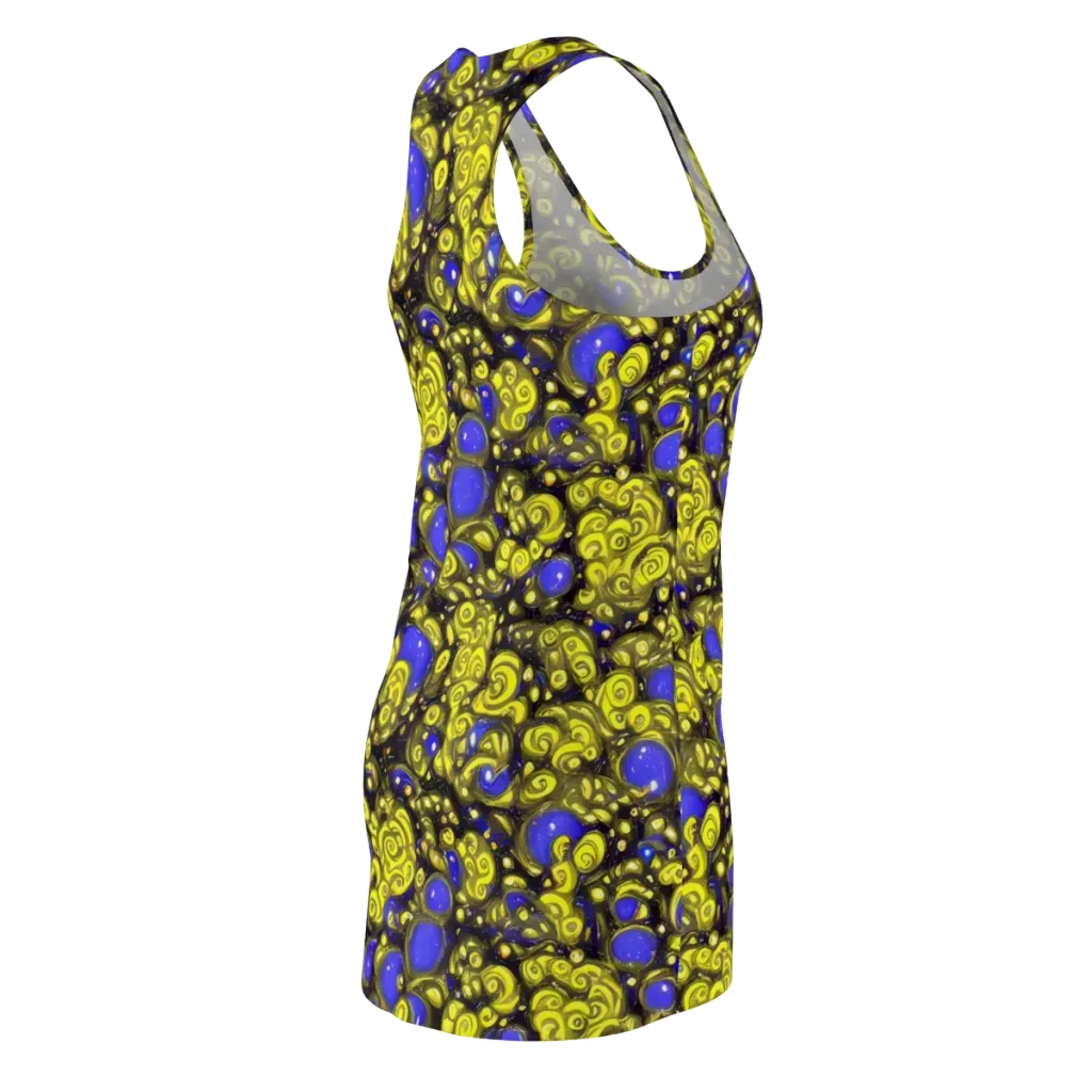 Electric Citrine on Racerback Dress — Back Side