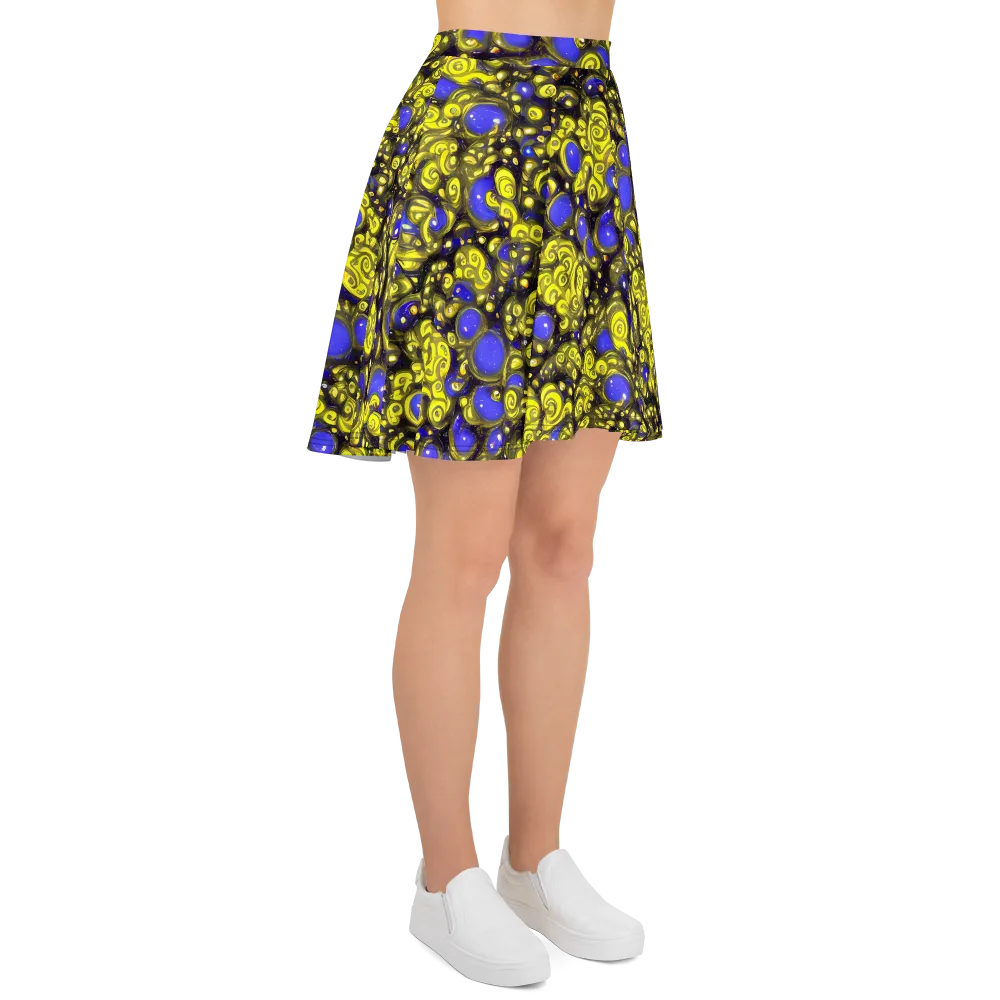 Electric Citrine on Skater Skirt — Right