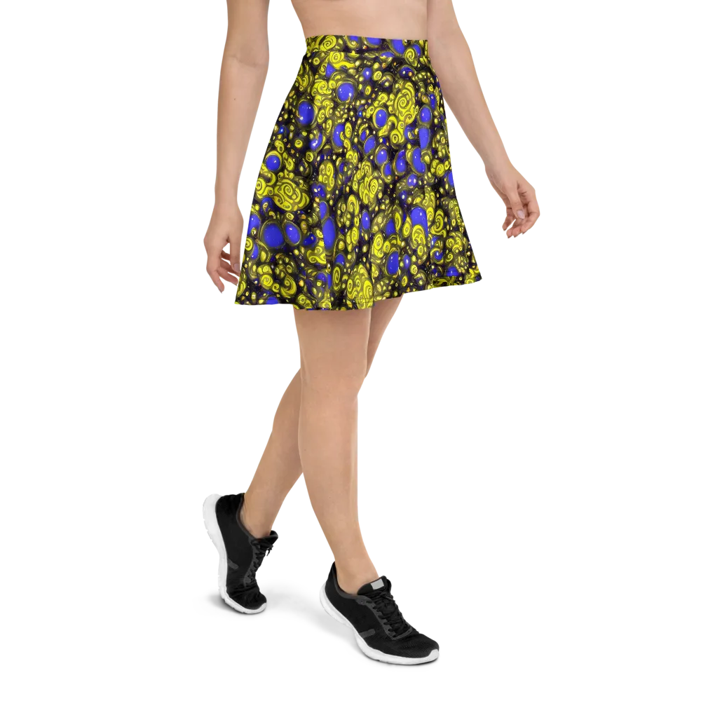 Electric Citrine on Skater Skirt — Right