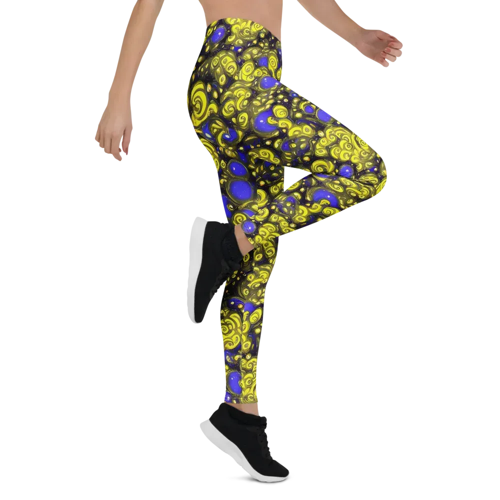 Electric Citrine on Leggings — Right