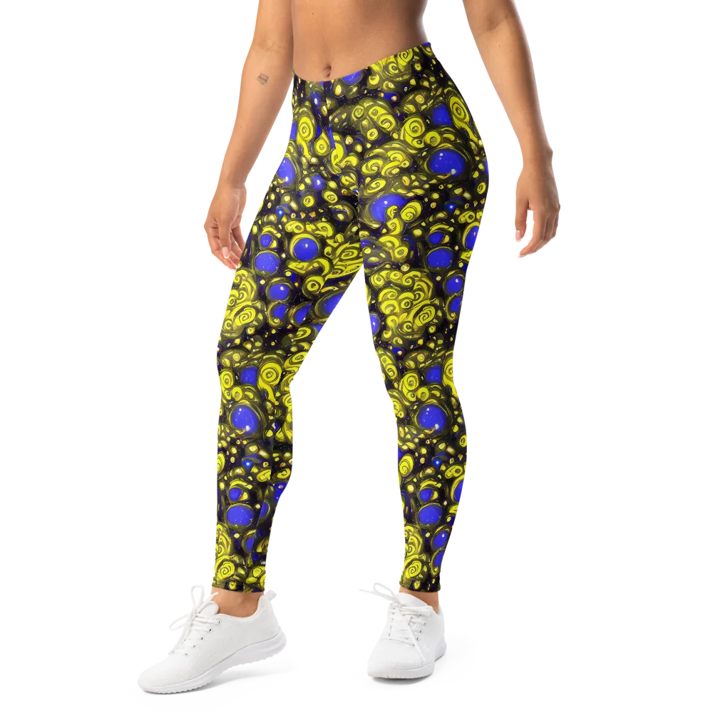 Electric Citrine on Leggings — Left Front