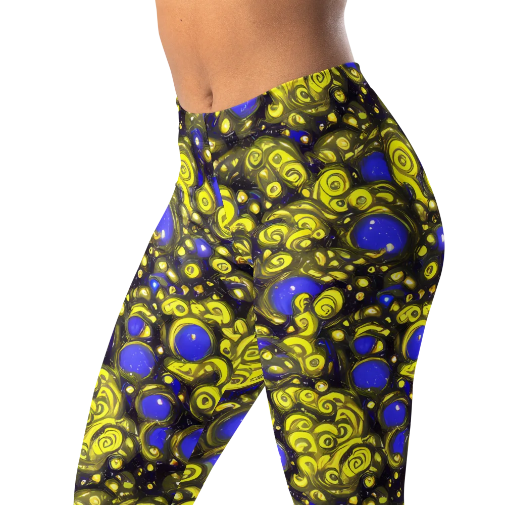 Electric Citrine on Leggings — Left Front