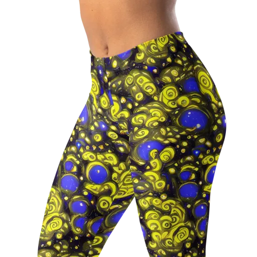 Electric Citrine on a Leggings