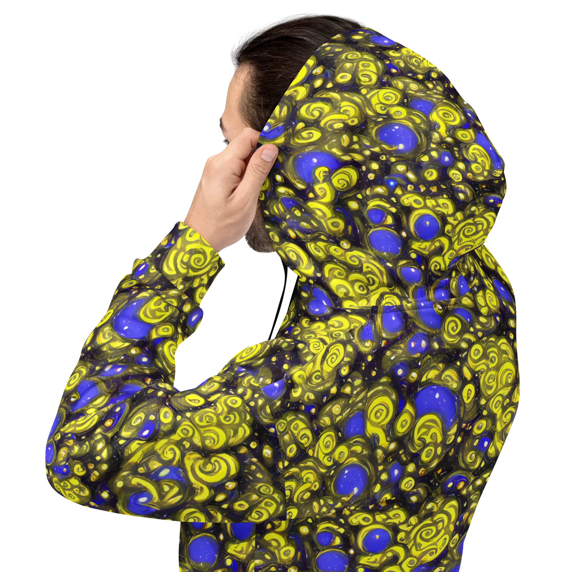 Electric Citrine on Hoodie — Back